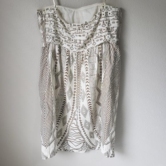 UO Staring at Stars strapless block print dress - Picture 2 of 12